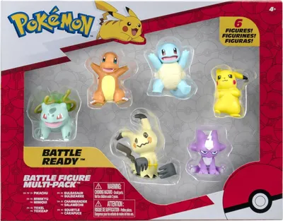 Image de Jazwares - Pokemon Battle Figure Multi-Pack 6 Figures / from Assort