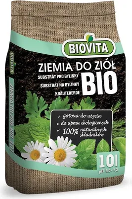 Produktbild von Biovita Erde, -Substrat Für Kräuter, Natural 10L