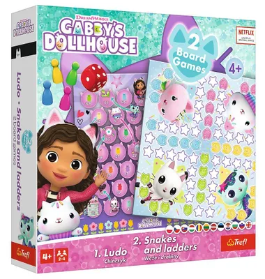 Immagine prodotto di Trefl Gabby´S Casa delle Bambole Gioco da Tavolo 2 in 1