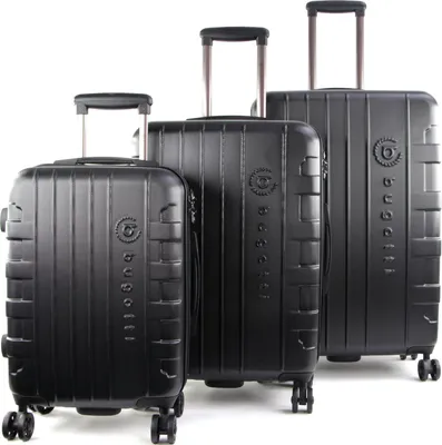 Produktbild von bugatti Galatea Hard-Top Case Trolley 3er Set Black schwarz 77cm