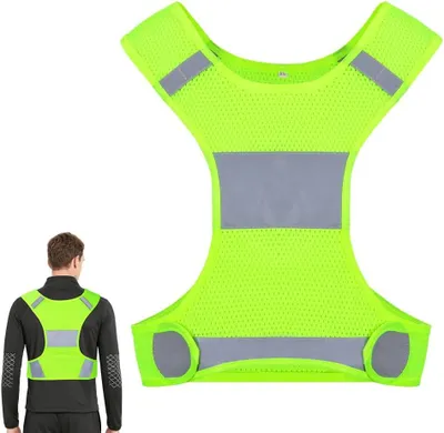 Produktbild von Reflektierende Fahrradweste Unisex, atmungsaktiv leicht, für Sicherheit