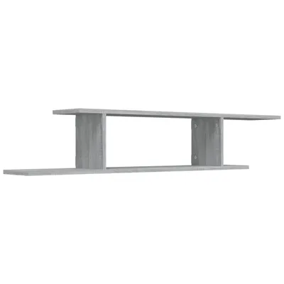 Produktbild von vidaXL TV-Wandregal Grau Sonoma 125x18x23 cm Holzwerkstoff