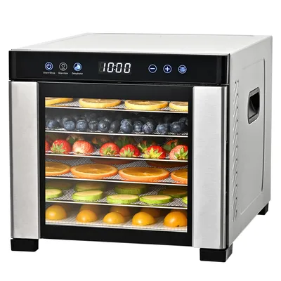 Produktbild von Heinner ProDry Dörrautomat 650 W, Dehydrator mit UV, 6 Edelstahl-Etagen, LED-Display