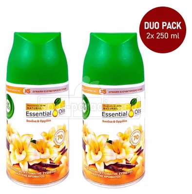 Produktbild von Air Wick Freshmatic Vanille & Orchidee Duo-Pack, 2x 250 ml