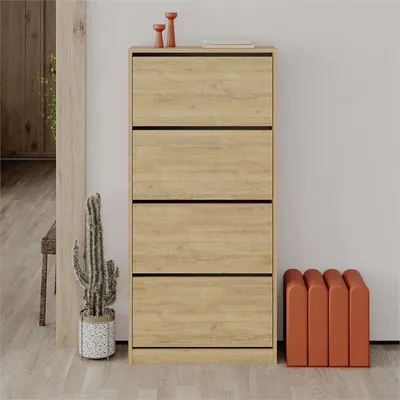 Produktbild von Houseland Lenny Eiche Saphir Schuhschrank