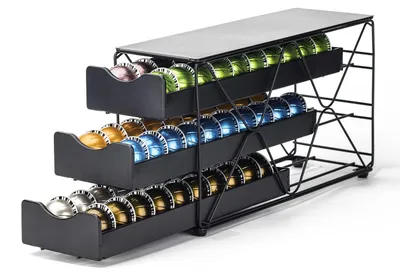 3-stufiger Kapselhalter für Nespresso Vertuo – 80 Kapseln
