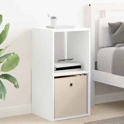 Immagine prodotto di vidaXL Comodino con cassetti Bianco 35 x 32 x 68,5 cm MDF