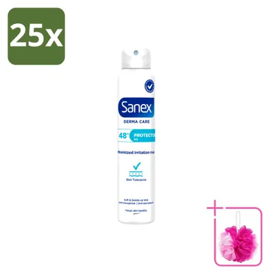 Imagen del producto de 25 unidades de spray desodorante Sanex Dermo Protector, 200 ml, pack ahorro