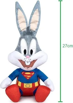 Obrázok produktu pre Looney Tunes Bugs Bunny ako Superman plyšový 27cm