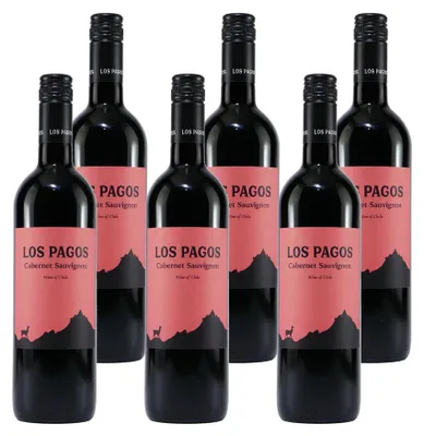 Produktbild von Los Pagos Cabernet Sauvignon -trocken- (6 x 0,75L)