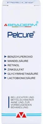 Produktbild von Pelcure Hautpflege Gel gegen Akne und Mitesser mit Benzoylperoxid 30 ml