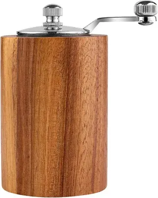 Produktbild von Manuelles Salz- und Pfeffermühlen-Set, Holzstreuer, Gewürzmühle aus Holz