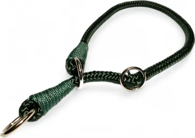 Produktbild von Hundehalsband Zugstopphalsband 8 mm dunkelgrün Anti-Zug-Halsband Verstellbar Sehr Robust Nylon