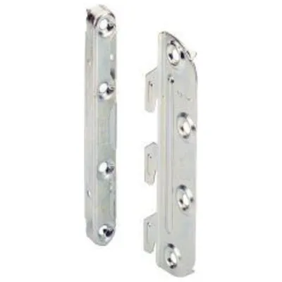 Produktbild von Hettich Bett-Verbindungsbeschlag, 127 mm,mit 3 Haken,25183,zum Einhängen,Stahl verzinkt