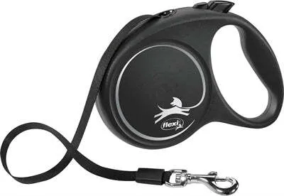 Produktbild von Pasek Flexi Black Design S 5 m czarny 15 kg