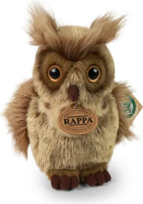 Produktbild von RAPPA Plschvogel Eule/Virginia Vogel 16 cm ECO-FRIENDLY