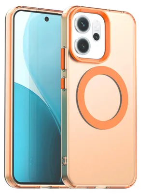 Obrázek produktu pro Magnetické pouzdro pro Oppo Reno14, tenké matné průsvitné nárazuvzdorné pouzdro Pomerančový