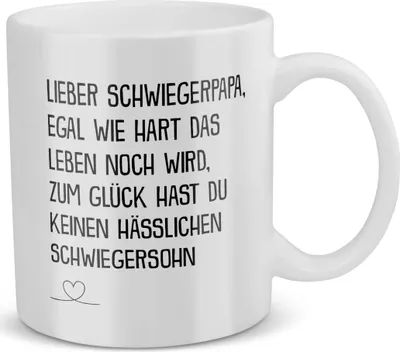Produktbild von 22Feels Schwiegerpapa Geschenk von Schwiegersohn Bräutigam Schwiegervater Tasse Vater der Braut Kaffeetasse Männer Geburtstag Weihnachten Herrentag Geschenkidee Schwiegereltern
