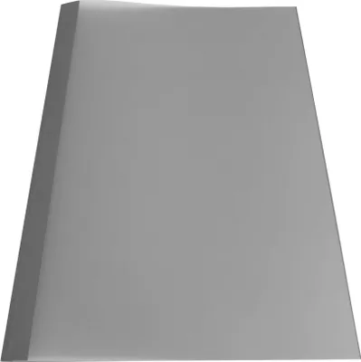 Produktbild von POV Premium Thermobindemappen, 270g/m², Leinenstruktur, grau, satinierte Folie, 8 mm (für 71 - 80 Blatt 80g/m² Papier)