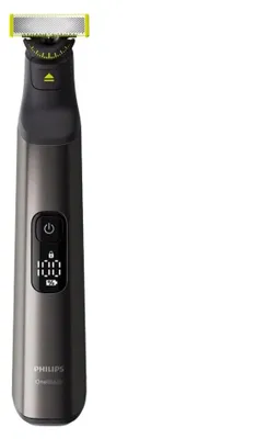 Produktbild von Philips OneBlade Pro 360 QP6552/15 Face + Body, Eingebautes Display, Waschbar, Keine Wartung – muss nicht geölt werden, Akku, Chrom