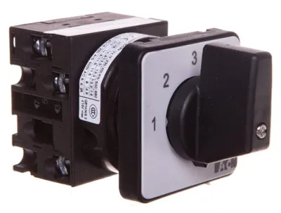 Produktbild von Eaton T0-2-8230/E, Kippschalter, 1P, Schwarz, Weiß, IP65, 48 mm, 48 mm