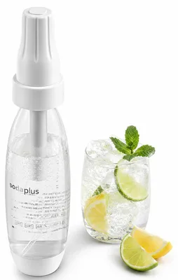 Produktbild von Tragbarer Sodabereiter (1 L) – 30 Sekunden, Ein-Knopf-Bedienung – Aus PET und ABS, CO₂-Kapseln nicht enthalten – für Sprudel, DIY und Reisen