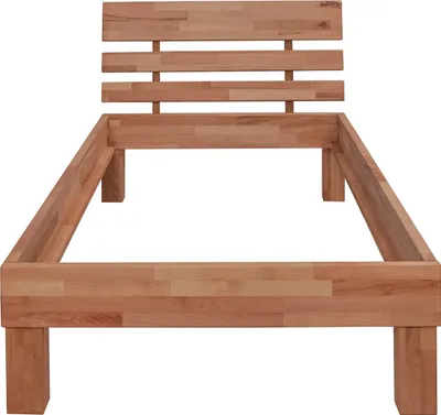 Produktbild von Krok Wood Massivholzbett Julia in Buche 100x220 cm