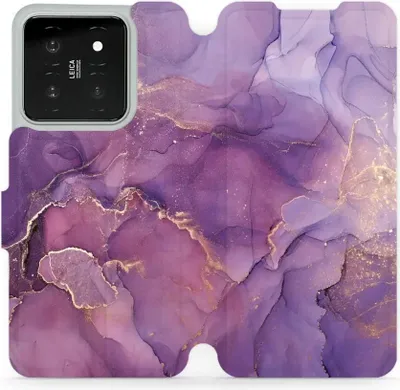 Produktbild von Handyhülle mit klappe für Xiaomi 14, Mobiwear Book, Violett