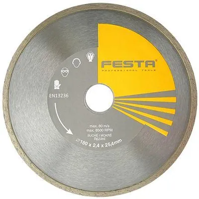 Produktbild von FESTA Diamantscheibe voll 125x22,2 - Packung mit 1 Stück