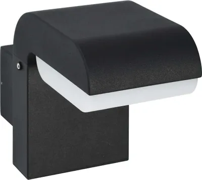 Productafbeelding van vidaXL Buitenwandlamp LED 9W, zwart, ovaal