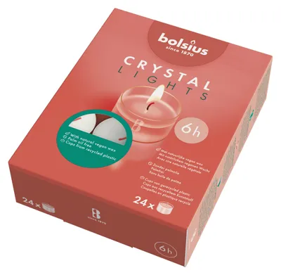 Obrázok produktu pre BOLSIUS Teelicht Crystal Lights24St ws 408751