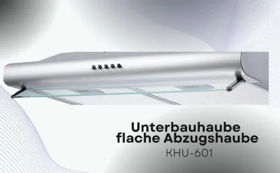 Produktbild von PKM Unterbauhaube KHU-601 60cm Glaswrasenschirm Dunstabzugshaube Umluft Abluft LED