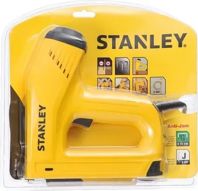 Obrázek produktu pro Elektrická sponkovačka Stanley TRE550, sponky typu G, hřebíky typu J, kabel 2,5 m, řada PRO