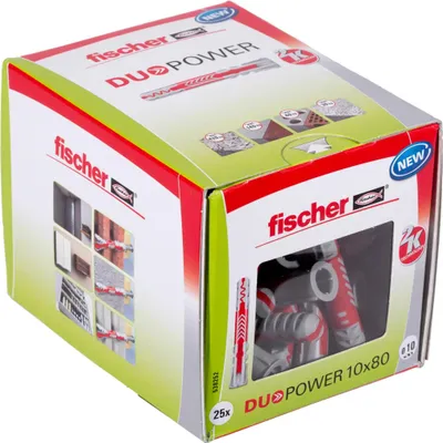 Obrázek produktu pro Univerzální Hmoždinka Fischer Duopower 10X80 25Ks