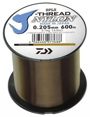 Image de DAIWA J-Threads DPLS, 600m, 0,26mm, 5,1kg / 11,24lbs, or, monofilament, 12225-026