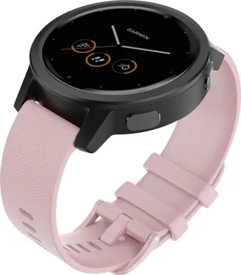 Produktbild von Strap-it Garmin Vivomove 3s Armband Silikon - 39mm - Hellrosa