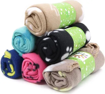 Productafbeelding van Famanu huisdierdekens, 6 stuks, wasbare slaapmatten voor honden en katten – 60 x 70 cm