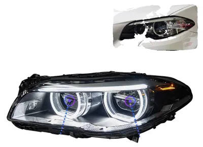 Obrázek produktu pro Sada LED světlometů, kompatibilní s modely BMW F10 a F18 (2010–2017), energeticky úsporná, pro modely 2014–2017