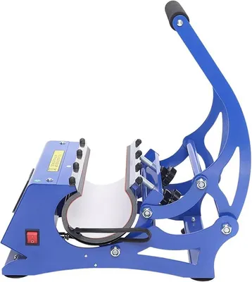 Imagen del producto de Prensa térmica para tazas 6 en 1, ideal para sublimación, 500. Prensa sublimática para tazas de 220 V y 600W, con 6 bases para posavasos