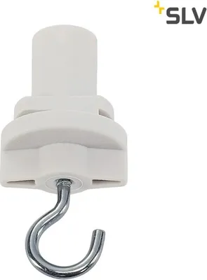 Produktbild von SLV 1001393 3P.-Adapter mit Haken für S-TRACK 3P.-Schiene verkehrsweiß
