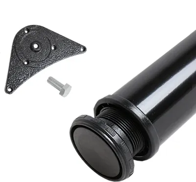 Produktbild von Tischbein einzeln ø 60mm Ausführung Schwarz 710mm Höhe Möbelfuss Tischstempel