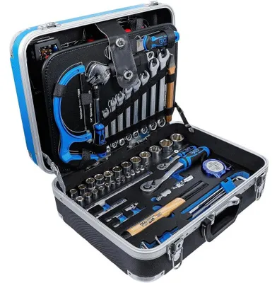Image de Caisse à Outils pour Électricien 118 pcs - Robuste et Complète - Acier, Pro - D-Work