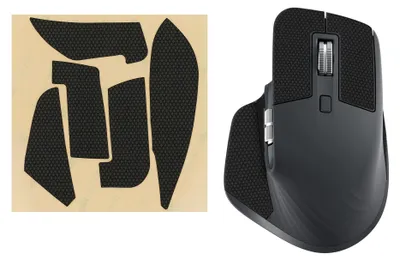 Produktbild von kwmobile Gaming Maus Grip Tape für Logitech MX Master 3S Mouse Grip Tape - Rutschfestes Griffband für PC Maus - Schwarz