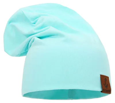 Produktbild von Leoberg Kinder Beanie Mütze Mädchen Jungen - Uni Kinderbeanie in 103099-Grün-65