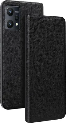 Produktbild von BigBen Connected, Folio-Hülle für Realme 9 4G/Realme 9 Pro mit Halterungsfunktion und KartenHülle, Schwarz