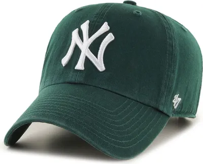 Image de '47 Brand Cap MLB New York Yankees '47 CLEAN UP Dark Green