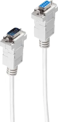 Productafbeelding van Shiverpeaks BS78045-3, grijs, 3 meter, DB-9, DB-9, mannelijk, vrouwelijk