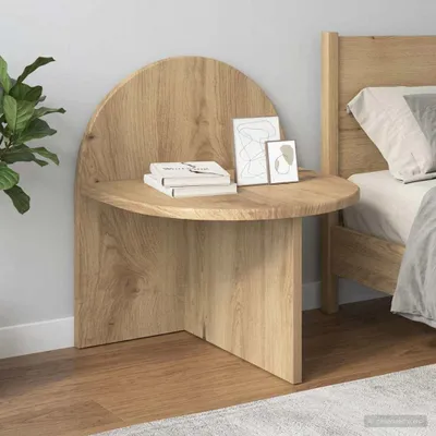 Image de vidaXL Table de chevet en chêne Artisan 40 x 35,5 x 45,5 cm, bois d'ingénierie