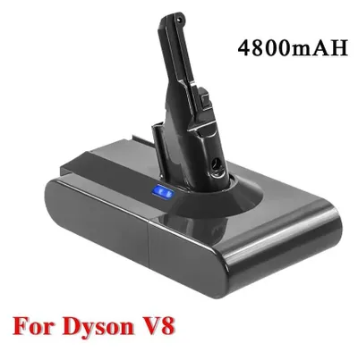 Produktbild von Ersatzakku V8 - Li-Ion 21,6V - 4800 mAh Kapazität - kompatibel mit V8 Absolute Animal Akkusauger - wiederaufladbar - V8-4800mAh