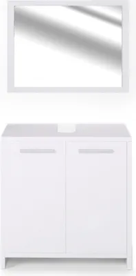 Image de Meubles bain Vicco Kiko Blanc 2 parties, Model 24061